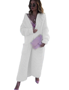 WOLFF Women's Long Cardigan Sweater (One Piece)