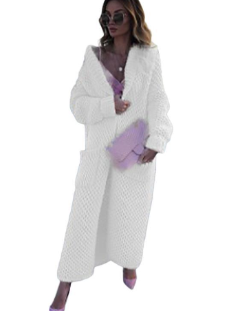 WOLFF Women's Long Cardigan Sweater (One Piece)